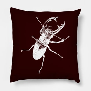 Stag beetle Pillow