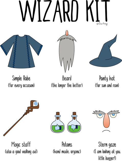 Wizard Kit Kids T-Shirt by CrisArroyo