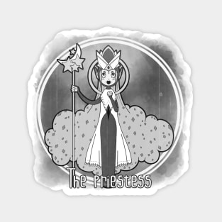 The Priestess - B&W Magnet