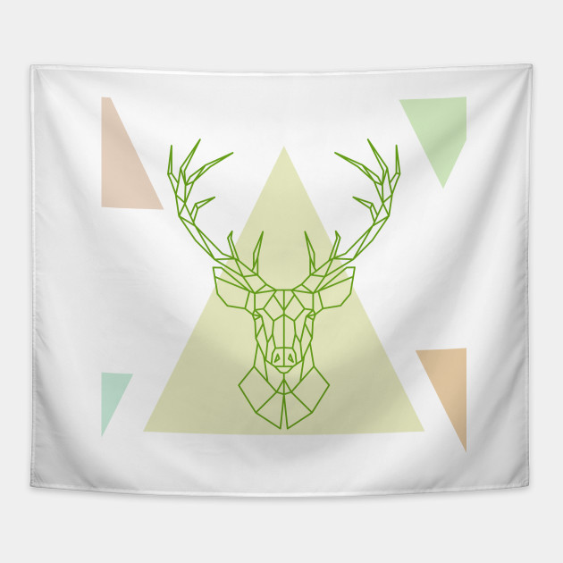 Deer Head Geometric Triangles