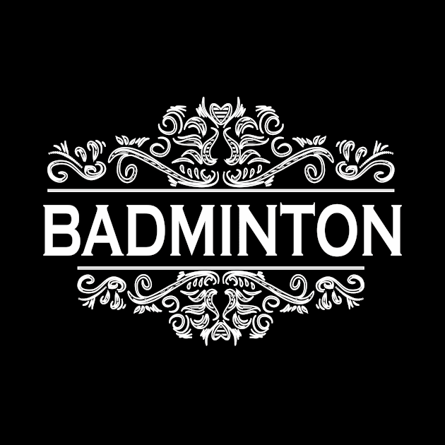 Badminton Player by Shop Ovov