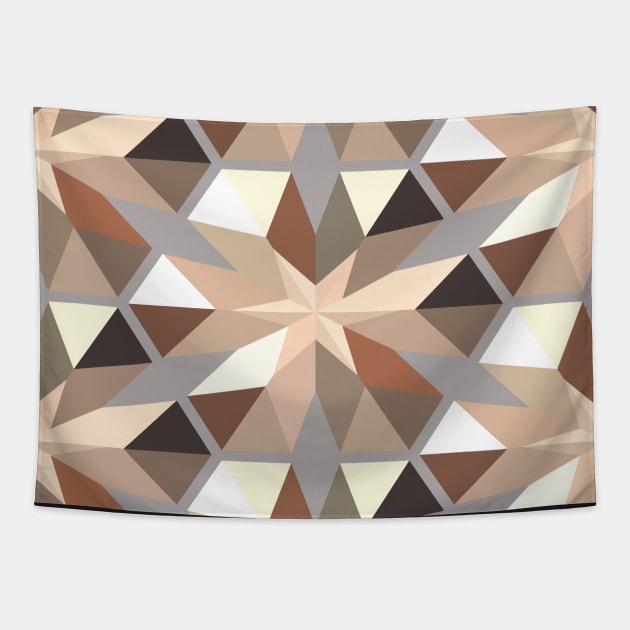 Geometric Natural Colors Pattern Tapestry by Cato99