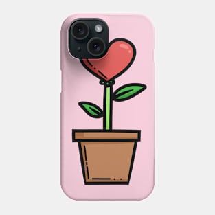 Love Heart Flower Phone Case