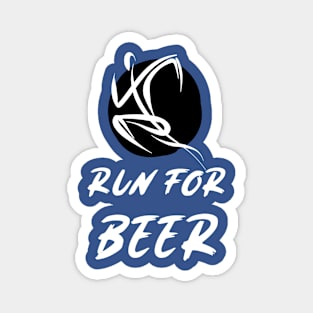 RUN FOR BEER Magnet