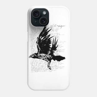 Shakespeare crow Phone Case