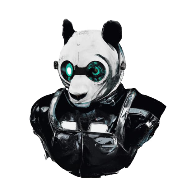 Panda Cyborg by Ginstore