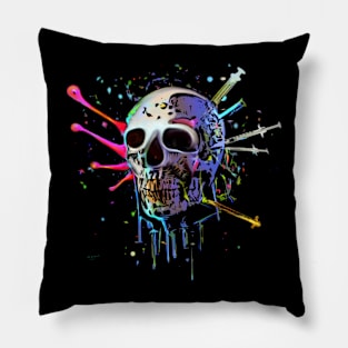 CRAZY ONE SKULL Pillow