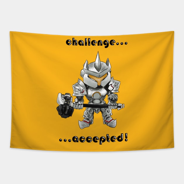 challenge accepted Tapestry by OctobersArt
