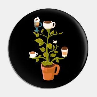 Coffee Plant Pin