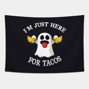 I M Just Here For Tacos Tapestry