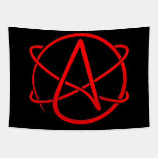 Atheist Symbol Tapestry