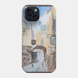 A city street Phone Case