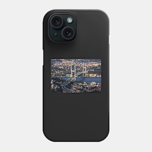 Bosphorus Bridge of Istanbul, Turkey Phone Case