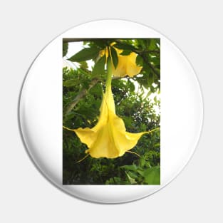 Angel Trumpet Flower Pin