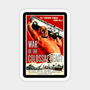 Classic Science Fiction Movie Poster - War of the Colossal Beast Magnet