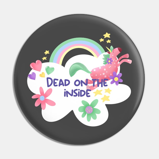 Dead on the inside Pin by LoneJensen