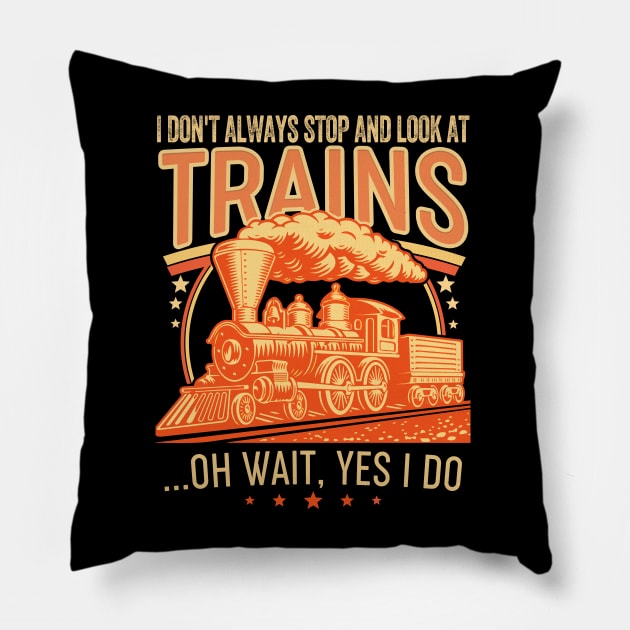 Train Pillow by banayan