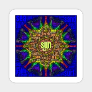 Sun Surf and Sand Magnet