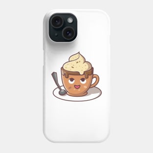 "Divine Delight: Heavenly Affogato"- Coffee Food Icecream Phone Case