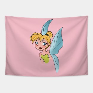 Tinker bell fanart Tapestry