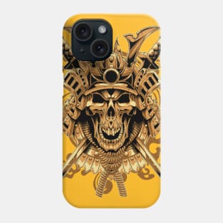 Skull samurai Phone Case