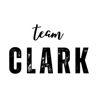 team clark Jersey black T-Shirt