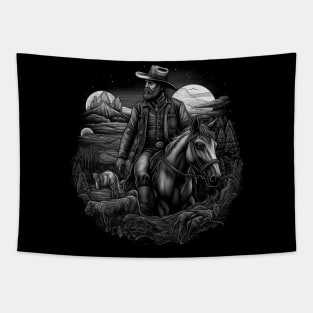 Desert Sunset - Western Desert Landscape Tapestry