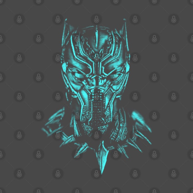 Shaded Black Panther Blue by Danispolez_illustrations