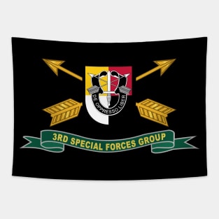 3rd Special Forces Group - Flash w Br - Ribbon X 300 Tapestry