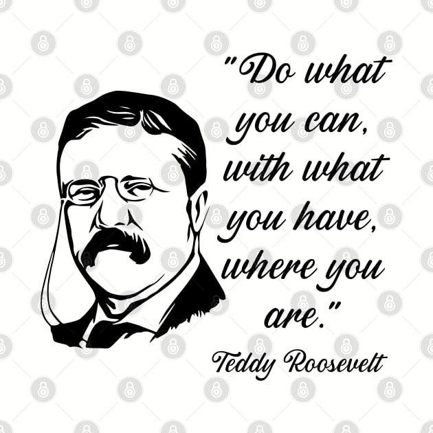 Teddy Roosevelt Quote by KayBee Gift Shop