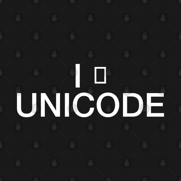 I Unicode Funny Coder Coding Poem for Programmers by FanaticTee