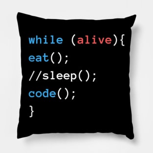 Eat Sleep Code | Programmierer | Web-Entwickler | Hacker Pillow