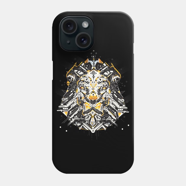 electro lion Phone Case by yoaz