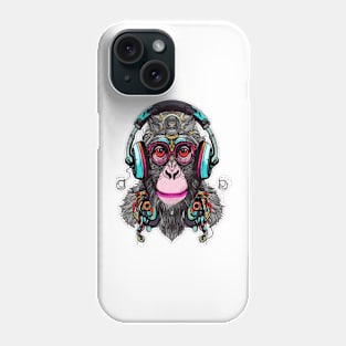 Festival Party Lover Techno Monkey DJ Rave Phone Case