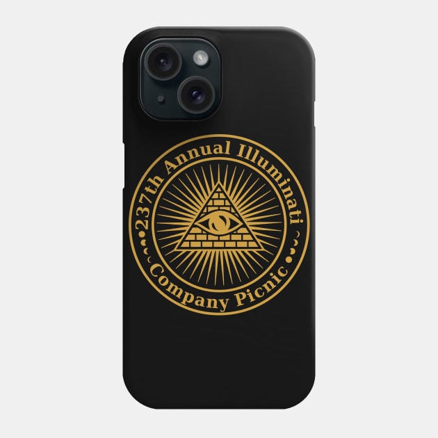 Illuminati Company Picnic Phone Case by DavesTees