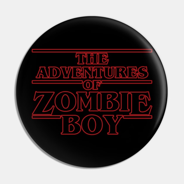 Zombie Boy Pin by old_school_designs