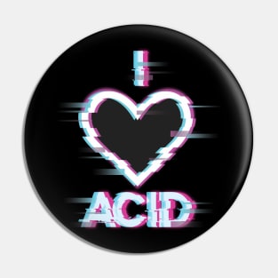 Acid Tshirt Acid Techno Pin