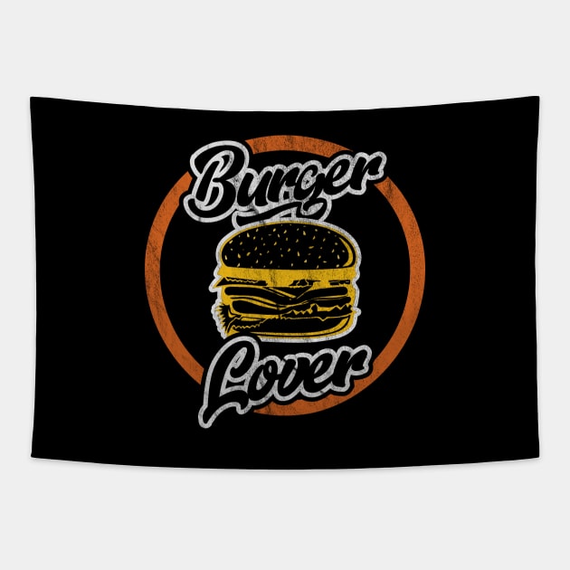 Burger Lover Retro Tapestry by NineBlack