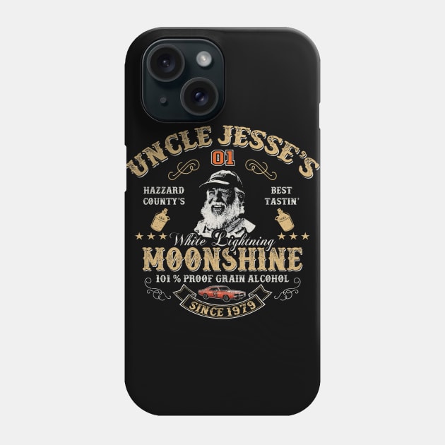 Moonshine Dukes of Hazzard Uncle Jesse Phone Case by Alema Art