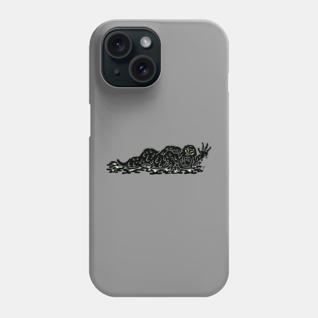 Creeping Slime Hulk Weird Horror Art Phone Case by AzureLionProductions