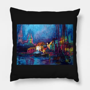 Wismar after Working Hours Pillow