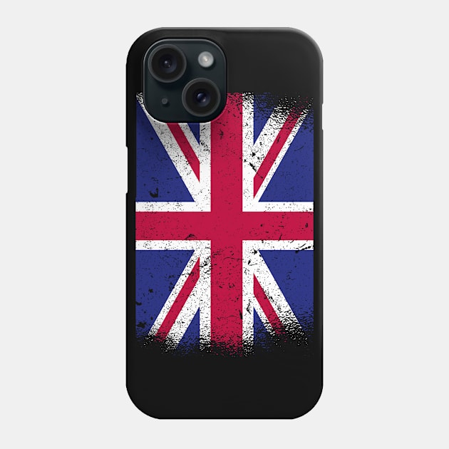 Vintage Distressed United Kingdom Flag Phone Case by BramCrye