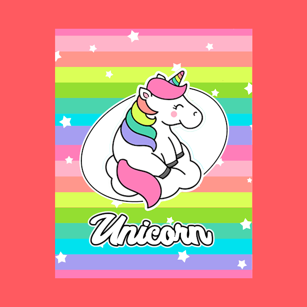 Unicorn T-shirt by haninmonaco