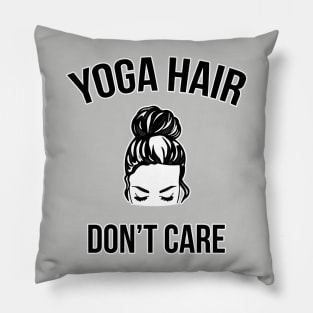 Yoga Hair Don't Care Messy Bun Yogi Pillow