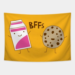 Bffs Milk and Cookie Tapestry