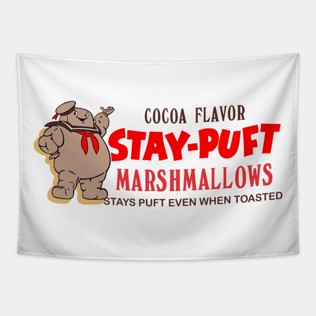 Cocoa Marshmallow Man Tapestry by Larent