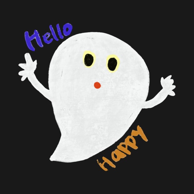 Halloween ghost by SaraNoDesign