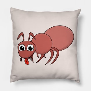 Ant with tongue out Pillow