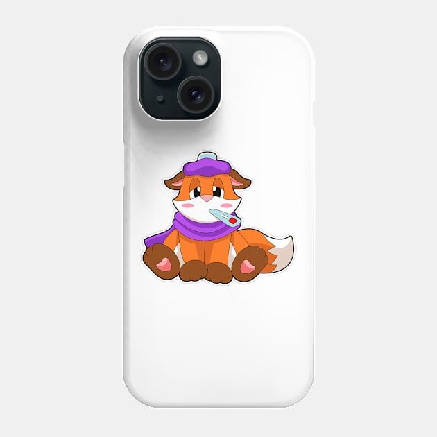 Fox Fever Fever thermometer Phone Case by Markus Schnabel