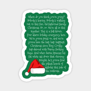 Christmas Rant Magnet